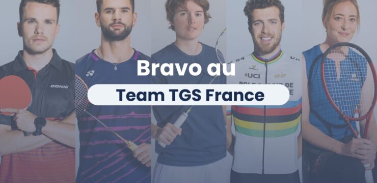 Membres du Team TGS France ayant participé aux Jeux Paralympiques de Paris 2024